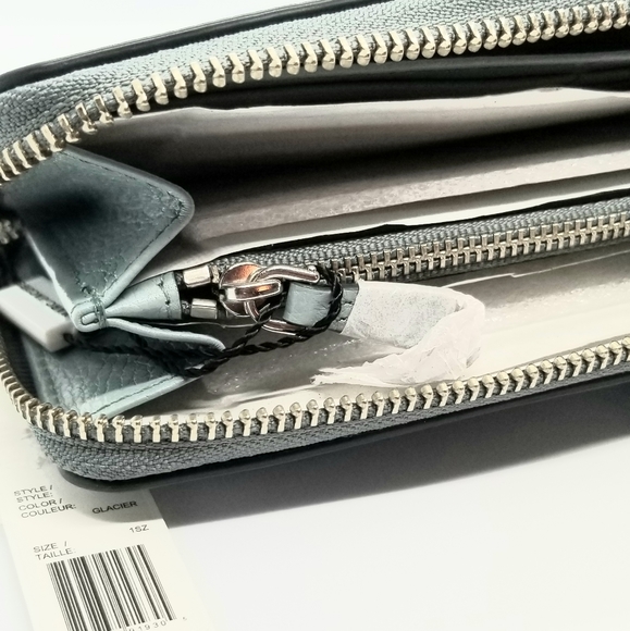 Marc Jacobs Recruit Standard Leather Wallet Glacie - Picture 4 of 5